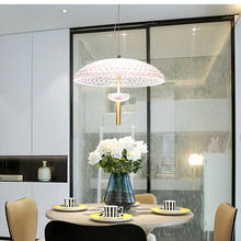 Luzes de led suspensas para restaurante, luzes modernas de vidro com guarda-chuva, decoração nórdica de sala de estar, lâmpada de pendurar, luzes de corredor 2024 - compre barato