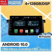 128GB Carplay Android 10,0 coche Multimedia reproductor de DVD para BMW E46 GPS para coche Navi Auto vídeo para automóvil Radio Audio estéreo unidad de cabeza 2024 - compra barato