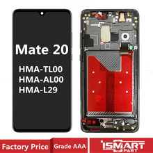 Tela lcd original para huawei mate 20 com digitalizador de toque com substituição de impressão digital e montagem completa 2024 - compre barato