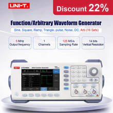 Función UTG1005A/generador de forma de onda arbitraria 1 canal 125 MS/s frecuencia de muestreo 5MHz frecuencia de salida AM PM FM ASK modulación FSK 2024 - compra barato