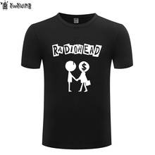 Music Rock Radiohead Printed Men T Shirt Hip Hop T Shirts Men Cotton Short Sleeve Tshirt Streetwear Tee Shirt Homme Tops Tees 2024 - buy cheap