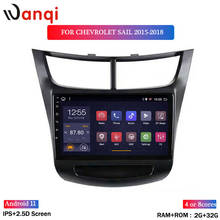 wan qi 2G RAM 32G ROM 9 inch Android 11 car multimedia system for Chevrolet Sail 2015-2018 car gps radio navigation 2024 - buy cheap