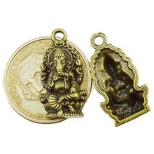 10pcs Antique Bronze Ganesha Buddha Elephant Charms Pendants Accessories For DIY Necklace Bracelet Alloy Jewelry Making 2024 - buy cheap