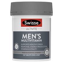 Australia Swisse Men's Multivitamins 120TABLETS Maintain Activity Energy Levels Mental Alertness Stamina Vitality during Stress 2024 - buy cheap