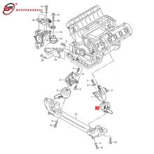 Montagem do motor 8/12 montagem de linha do sensor do motor v/w montagens para audi 4.0 4.2 3.0 3.2 6 a8/a8q 4e0199381fk esquerda 4e0199381fm direita 2024 - compre barato