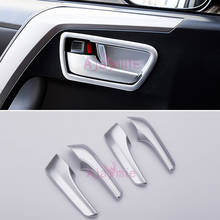 For Toyota RAV4 2014 2015 2016 2017 Chrome Car Styling Interior Door Handle Cover Bowl Insert Trim Overlay Accessories 2024 - buy cheap