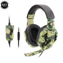 New 3.5mm Camouflage Gaming Headset Professional Gamer Stereo Head-mounted Headphone Computer Earphones for PS4 PS3 Xbox Switch 2024 - buy cheap