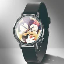 Reloj, новинка, модные брендовые женские часы с Микки Маусом, студенческие Мультяшные кварцевые часы, женские часы с ремешком для apple watch, Chasy zhenskiye 2024 - купить недорого