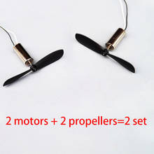 Motor eléctrico potente sin núcleo para Dron RC CW/CCW, piezas de Motor de hélices para helicóptero Quadcopter, 7x16mm, 2 juegos 2024 - compra barato