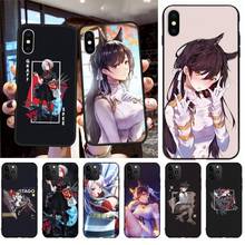 CUTEWANAN-funda de lujo para teléfono móvil, carcasa de anime de Atago Azur Lane, bricolaje, para iPhone 11 pro XS MAX 8 7 6 6S Plus X 5S SE 2020 XR 2024 - compra barato