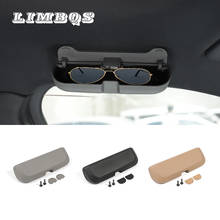Car sunglasses holder glasses case storage box for Porsche Cayenne auto sun visor glasse case organizer spectacle storage holder 2024 - buy cheap