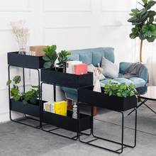  Tieyi Flower Stand Living Room Multilayer Flower Pot Stand Balcony Green Raw Stand Simple Separation Decoration Stand 2024 - buy cheap