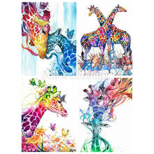 5D Diamond Painting Giraffe Cross Stitch Diamond Embroidery Animal Rhinestones Home Decor Crafts Handmade Needlework TT1772 2024 - buy cheap