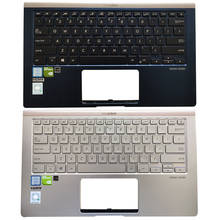 95% Новый Ноутбук Упор для рук верхний чехол нам Подсветка Клавиатура для ноутбука Asus ZenBook Lingyao U2 Deluxe14 U4300F UX433 UX433F UX433FN 2024 - купить недорого