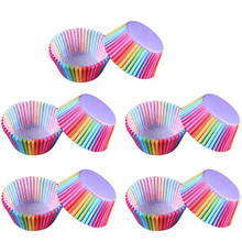 Forminha de papel para cupcakes, acessórios para cozinha e confeitaria 2024 - compre barato