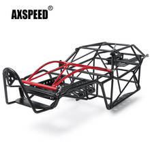 Axspeed-peças de montagem de carro rc, chassi de aço completo e metal, armação para axial axi03004 (caprina) 1:10, rock crawler 2024 - compre barato