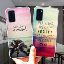 Seaside Sunrise Sunset Quote Soft Silicone Phone Case Cover For Samsung S20 Plus S20 Ultra 5G S8 S9 S10 Plus S6 S7 Edge S10E 2024 - buy cheap