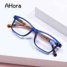 Ahora-gafas de lectura florales antiluz azul para mujer, lentes cuadradas de prebicia con dioptrías + 1,0 + 1,5 + 2,0 + 2,5 + 3,0 + 3,5 + 4,0 2024 - compra barato