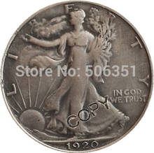 1920 P D S poca libertad medio dólar copia monedas 2024 - compra barato