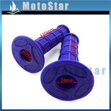 7/8'' 22mm Blue Rubber Throttle Handle Grips For For Chinese Pit Dirt Motor Trail Bike Motorcycle Motocross 2024 - buy cheap