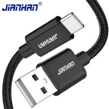 JianHan USB C Cable for Samsung S20 S10 S9 S8 Plus 3A Fast Charging USB Type C Charger Cable for Xiaomi Galaxy Note 10 9 8 2024 - buy cheap