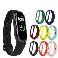 2PCS For MI Band 5 Watchband Accessories Replacement Belt For Xiaomi Bracelet 5 Solid Color Silicone Watch Strap Wristband 2024 - buy cheap