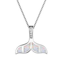 Hot Selling Fashion Zinc Alloy Elegant Mermaid Pendant Necklace For Women Blue/White Choker Jewelry  Valentine Gifts 2024 - buy cheap