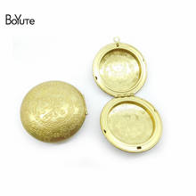 BoYuTe (20 Pieces/Lot) 50MM Big Locket Carved Butterfly Locket Pendant Materials Handmade Diy Jewelry Accessories Wholesale 2024 - buy cheap