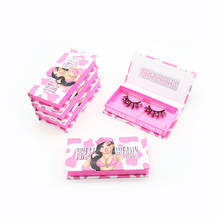 Hot Cartoon Girl Eyelash Cases Mink Eyelashes Wholesale With Box Custom Lashbox Packaging Eyelash Extension Makeup Tools 2024 - buy cheap