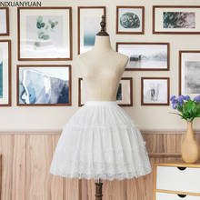 Vestido de baile ajustable, enagua de Crinoline para Cosplay, corto, blanco y negro, accesorios para fiesta de boda, venta al por mayor 2024 - compra barato