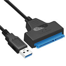 Adaptador Sata CableTo USB 3,0, compatible con disco duro externo SSD HDD de 2,5 pulgadas, Cable Sata III de 22 Pines, adaptador USB Sata para ordenador portátil 2024 - compra barato
