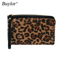 Buylor Makeup Bag Leopard Print Cosmetic Bag Travel Organizer Toiletry Holder Organizer Storage Beauty Storage Purses Bag 2024 - buy cheap