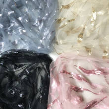 Ice 1y/lote tecido de malha com glitter lantejoulas para vestido de casamento acessórios de decoração para cortina de casa tx1495 2024 - compre barato
