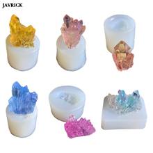 Simulation Original Stone Resin Mold Crystal Cluster Silicone Mould DIY Handmade Epoxy Resin Crafts Pendant Jewelry Making Tools 2024 - buy cheap