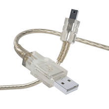 Ultra curto usb mini usb cabo usb 2.0 um macho para usb mini-b cabo de carregador de dados cabo mini conector usb cabo para mp3 mp4 câmera 2024 - compre barato