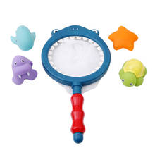 Fishing Toys Network Bag Pick Up Duck&Fish Kids Toy Swimming Classes Summer Play Water Bath Doll Water Spray Bath Toys 2024 - buy cheap