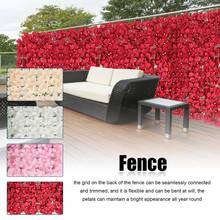Artificial Ivy Screening Roll Flower Fence Private Balcony Screen Garden Rattan Fence Artificial Flower Fence Net Privacy Screen 2024 - buy cheap