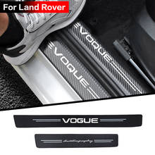 4pcs car sticker carbon fiber texture threshold strip For Land Rover DISCOVERY EVOQUE SPORT SV VELAR VOGUE Autobiography 2024 - buy cheap