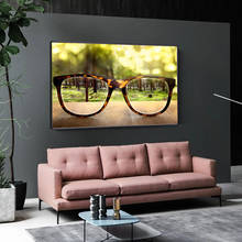 Forest in Glasses Canvas Painting Art Prints And Poster Ophthalmology Gift Wall Decor  Room Decor 2024 - buy cheap