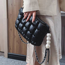 Женская сумка через плечо, из искусственной кожи, с клапаном, с цепочкой, 2021 2024 - купить недорого