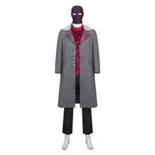 Disfraz de Helmut Zemo, conjunto uniforme completo, Baron Zemo, traje con máscara de punto, tocado, trajes de Cosplay 2024 - compra barato