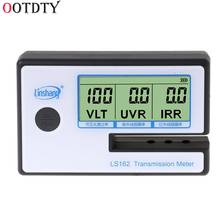 OOTDTY-Medidor de tinte de ventana LS162, medidor de transmisión de película Solar, probador de vidrio filmado, medidor de transmitancia VLT, medidor de rechazo UV IR 2024 - compra barato