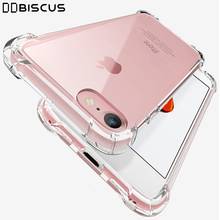 For iPhone XR X 6S 6 7 8 Plus Phone Case iPhone 13 12 Mini 11 Pro XS Max 5S 5 SE Cover Shockproof Soft Silicone Transparent Case 2024 - buy cheap