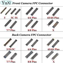 Юйси для iPhone 5 5G 5S 5C 6 6s 6s P 7 8 plus X задняя Передняя камера гибкий кабель FPC Штекерный разъем для материнской платы 2024 - купить недорого