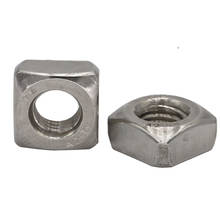 M3 M3*5.4*2.4 M3x5.4x2.4 (ID*Length*Thickness) DIN557 201 304 Stainless Steel 201ss 304ss Fastener Metric Thread Square Nut 2024 - buy cheap