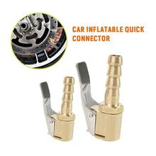 Car Inflatable Quick Connector Brass Air Pump Thread Nozzle Adapter Car Accessories Fast Conversion Head Clip Type Nozzle 2024 - buy cheap