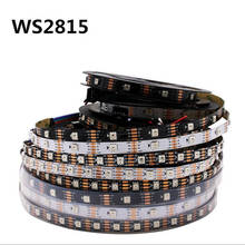 Faixa de led ws2815 (ws2813 atualizado), fita de led rgb 5050, abordáveis individualmente, branco/preto, pcb, 30/60/144leds/m 2024 - compre barato