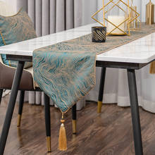 Junwell-caminos de mesa elegantes de Jacquard de poliéster de lujo con borla para el hogar, decoración para mesa de comedor, mantel de café 2024 - compra barato