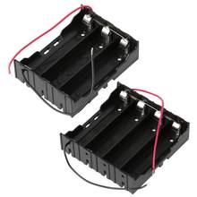 3.7V Parallel 3x 4x 18650 Batteries Holder Box Storage Case Container With Wire 2024 - buy cheap