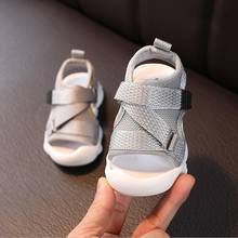 Baby sandals 2020 summer new children's toddler shoes boys and girls mesh anti-playing beach sandals 2024 - buy cheap